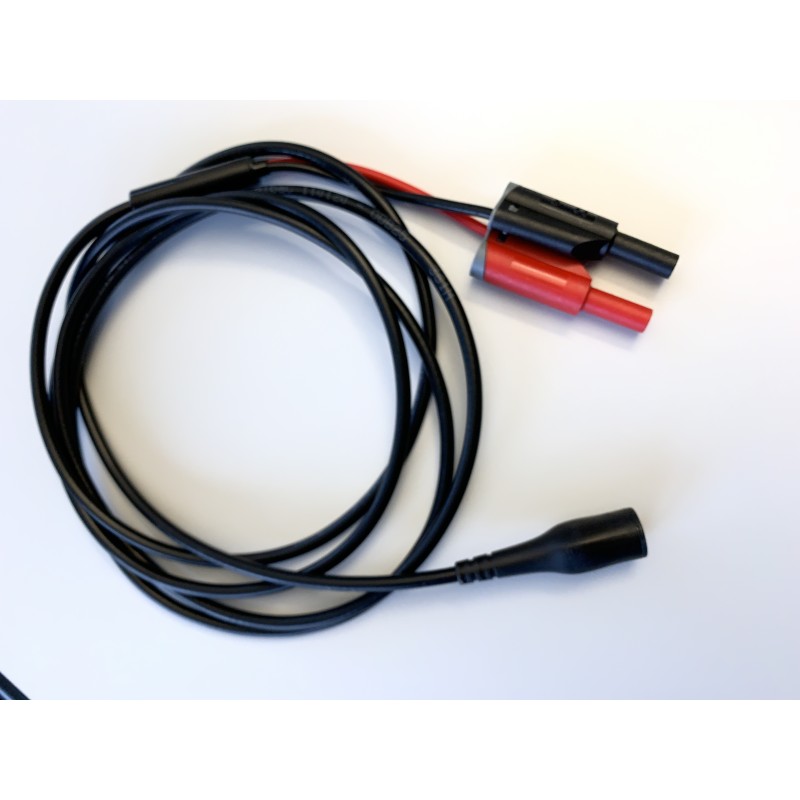 Kabel 1 m, BNC / 4mm axiale Buchse (2 Stk)