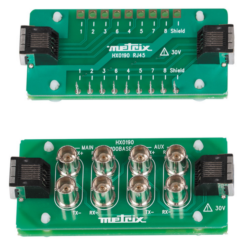 Carte connexion RJ45, RJ45 100 MHz et SUBD 9-Pin