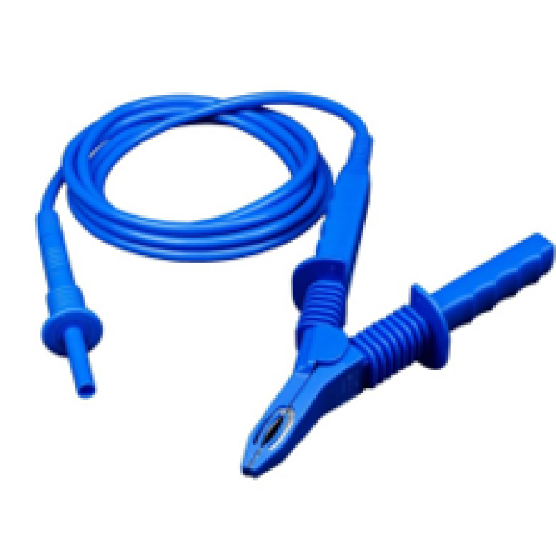 Cavo di prova HV 5 kV 3m con pinze coccodrillo blu