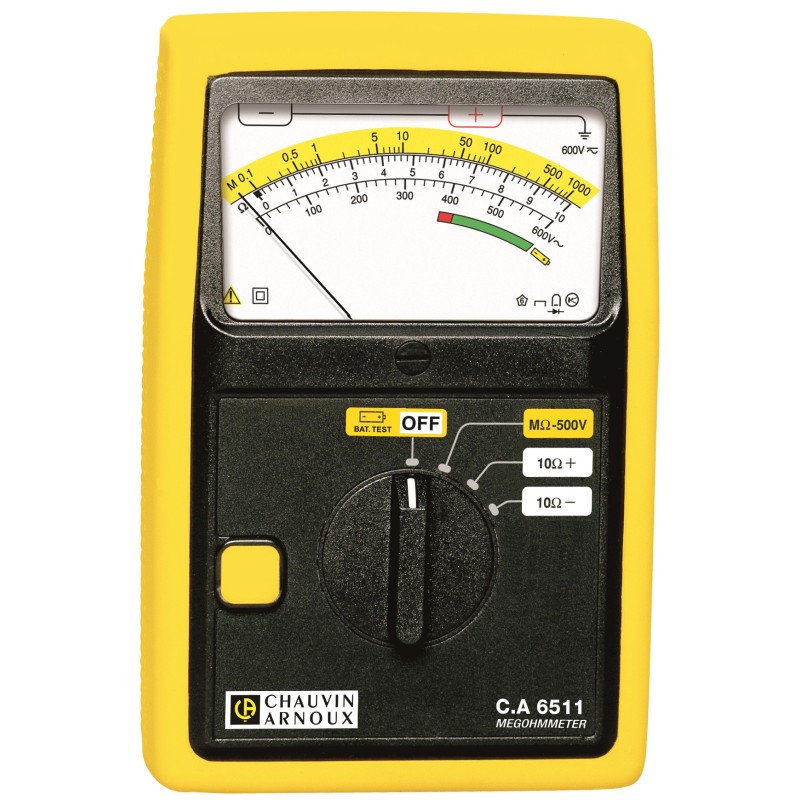 Chauvin Arnoux C.A 6511 Misuratore d'isolamento analogico