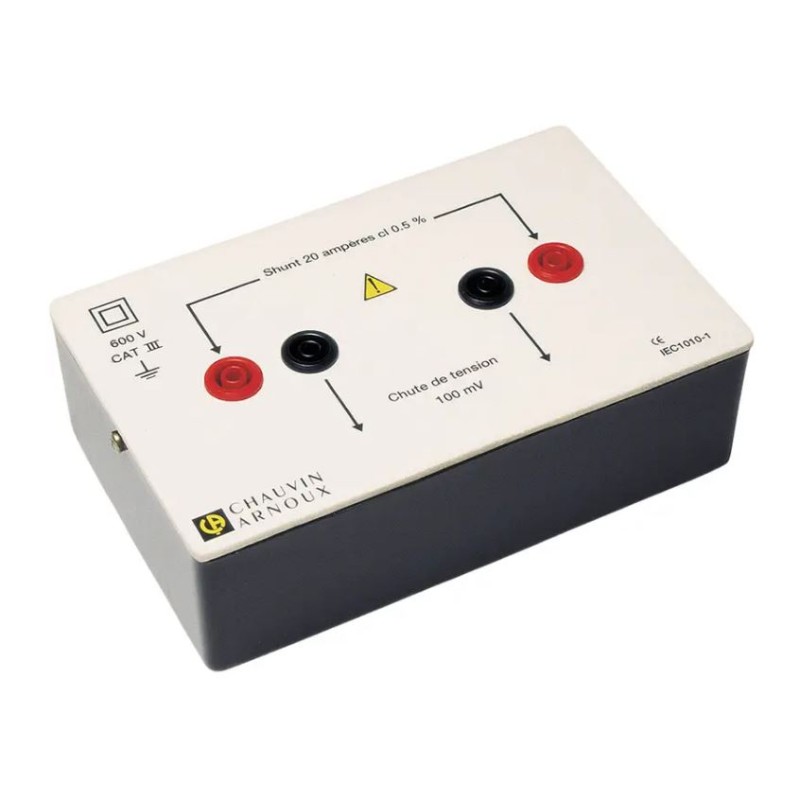 Chauvin Arnoux Shunt, 1 A, 100mV, 0,005 con piastra di connessione