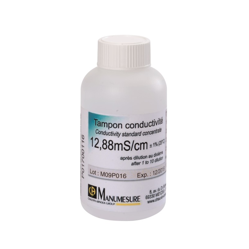 Soluzione standard concentrata di conducibilità KCl 1mol / l, 125 ml