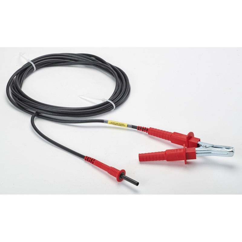 Chauvin Arnoux Cavo di prova HV (8 m) con clip a coccodrillo (rosso)